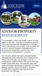 Mobile Screenshot of anchorpropertymanagement.com